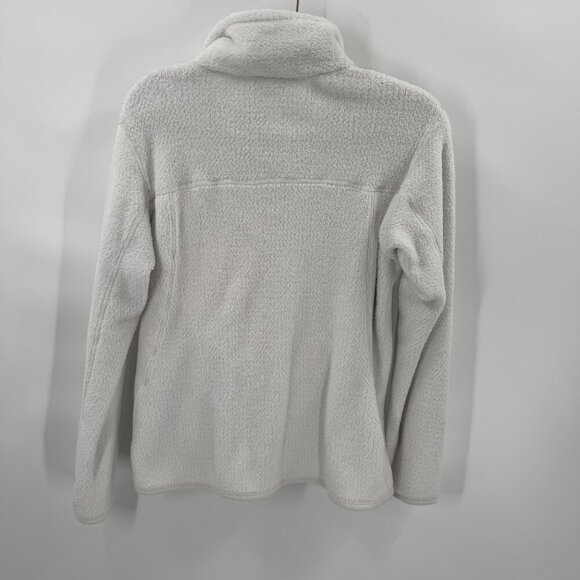 Patagonia Womens White 4-Snap Fleece Pullover Jacket Size M - Picture 3 of 5